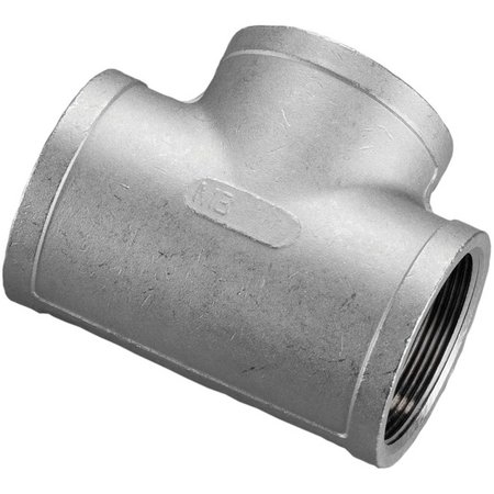 Kingdom 1/2 Tee, 304 Stainless Steel, FNPT, Class 150, 300 PSI K406-08